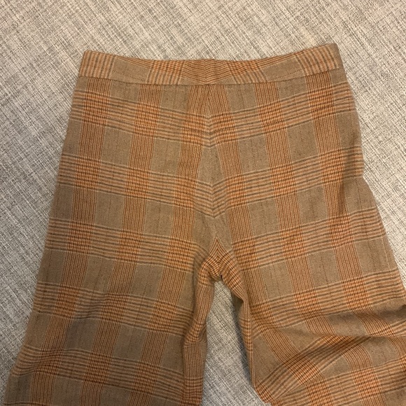 Banana Republic- wide leg plaid pants- women’s 8 - Picture 3 of 5